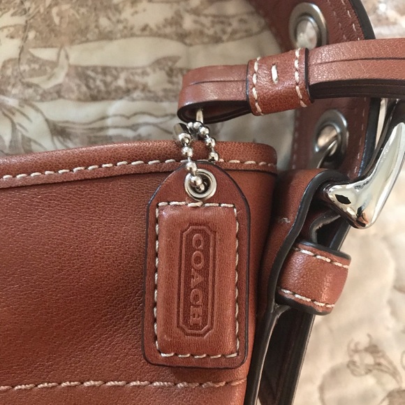 Brown leather Coach purse, brand new - Picture 3 of 4